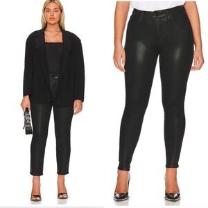 Good American Good Legs Coated jeans in black